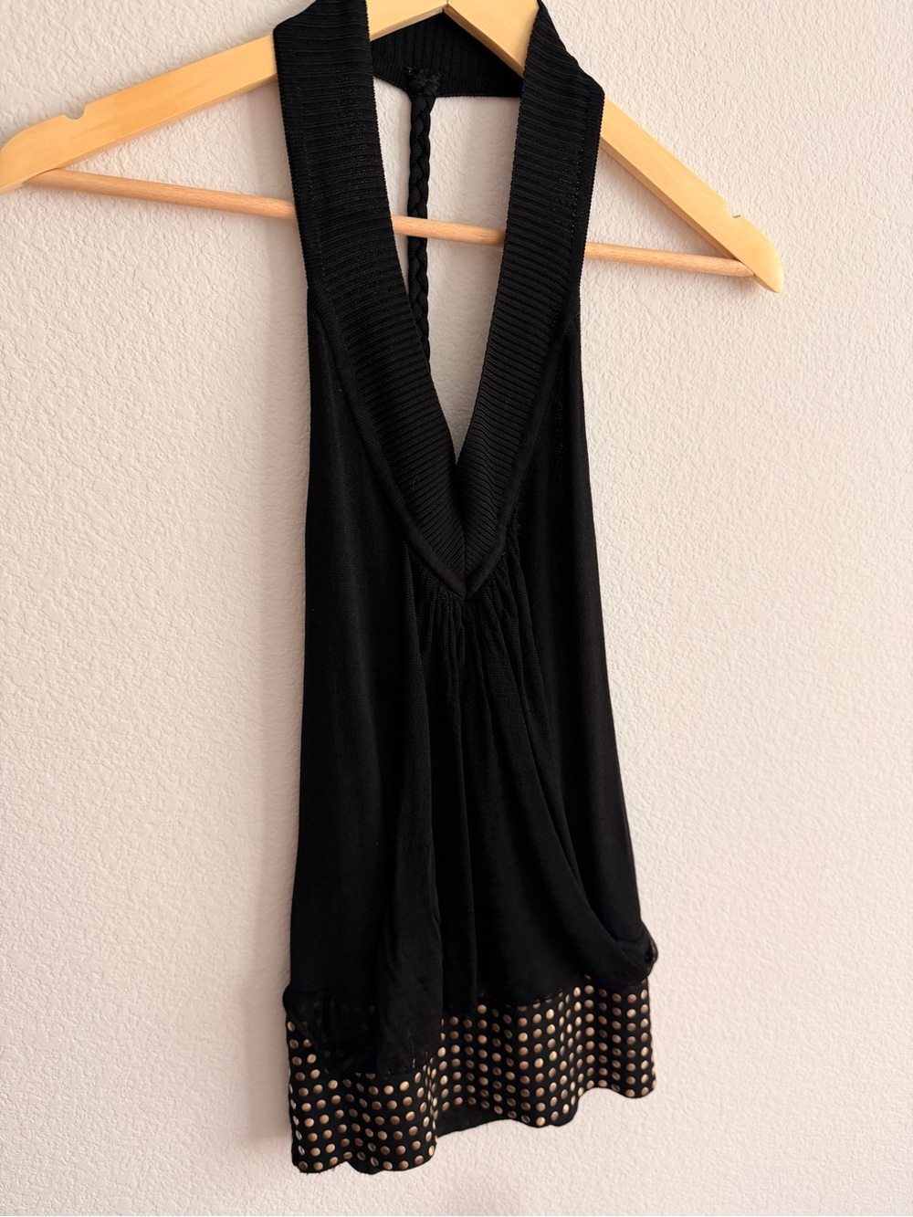 Bebe studded top